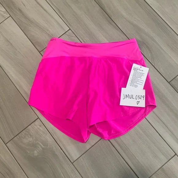 Lululemon Essential Running HR Short 4” Pow Pink - Picture 6 of 6